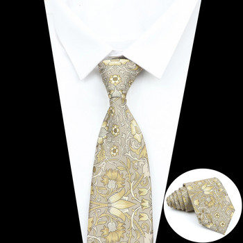 Vintage μεταξωτές γραβάτες Ανδρική μόδα 8 εκ. Λουλούδι φλοράλ γραβάτα για άνδρες Γάμος Επαγγελματική συνάντηση Gravata Soft Printing Γραβάτα Τετ Δώρα