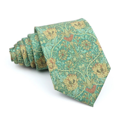 Vintage svilene kravate Muška modna 8 cm cvjetna cvjetna kravata za muškarce Vjenčanje Poslovni sastanak Gravata Kravata s mekim printom Pokloni za vjenčanje