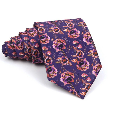 Vintage svilene kravate Muška modna 8 cm cvjetna cvjetna kravata za muškarce Vjenčanje Poslovni sastanak Gravata Kravata s mekim printom Pokloni za vjenčanje