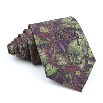 Vintage svilene kravate Muška modna 8 cm cvjetna cvjetna kravata za muškarce Vjenčanje Poslovni sastanak Gravata Kravata s mekim printom Pokloni za vjenčanje