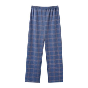 Big Yards 4XL памучни карирани пижами, панталони за сън, пролет, лято, мъжко долнище за мъже, долнище на мъжки пижами, долнище за сън, пижами, панталони