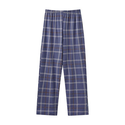 Big Yards 4XL Kokvilnas rūtainas pidžamas miega bikses pavasaris vasara vīrietis guļam apakšā Vīriešu pidžamas apakšas miega bikses pidžamas bikses