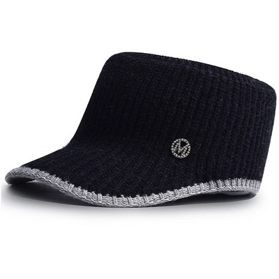 1 kom zimske pletene vunene kape sa šilterima za žene, djevojke, modne bejzbolske kape za vanjsku upotrebu, zaštitu od topline i hladnoće, 5 boja