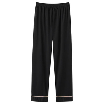 Ανδρικό βαμβακερό μακρύ παντελόνι μονόχρωμο παντελόνι ύπνου Ανδρικές πιτζάμες παντελόνια πάτου Πυτζάμα για άνδρες Pijama Hombre L-3XL 4XL