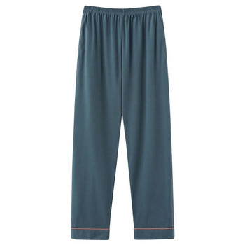 Ανδρικό βαμβακερό μακρύ παντελόνι μονόχρωμο παντελόνι ύπνου Ανδρικές πιτζάμες παντελόνια πάτου Πυτζάμα για άνδρες Pijama Hombre L-3XL 4XL