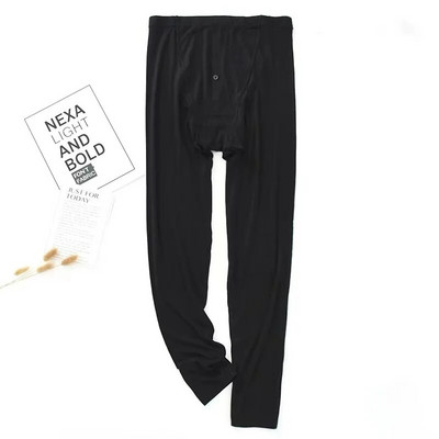 Pantaloni lungi pentru bărbați, de primăvară și toamnă, subțiri, modal, de toamnă, îmbrăcăminte pentru acasă, super-elastici, slim fit, care nu se decolorează, pantaloni de pijama de dimensiuni mari pentru bărbați