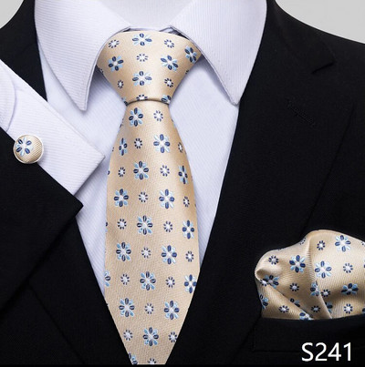 Jaunākā stila dāvana brīvdienām kaklasaite kabatas kvadrāti aproču pogas komplekts kaklasaite vīriešiem tumši zila kāzu aksesuāri biroja kraba