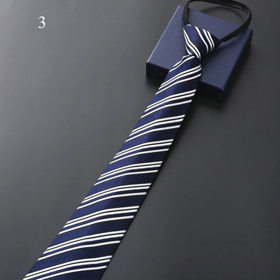 Slinks Vīriešu kaklasaite ar rāvējslēdzēju Biznesa formāla kleita, valkājama svītra vienkrāsaina kaklasaite ar rāvējslēdzēju vairumtirdzniecības dāvanas vīriešiem, tieva, šaura kaklasaite