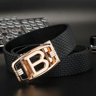 2022. gada augstas kvalitātes dizaineru vīriešu josta Luksusa zīmola slavena vīriešu jostas B sprādzes audekls īstas ādas jostas vīriešiem, platums 3,4 cm