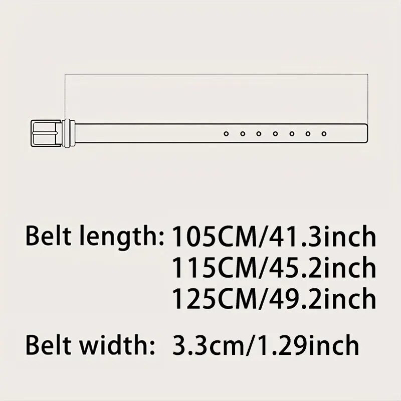 Muški remen od brušene kože retro trend legure s kopčom muški remen velike veličine, originalni vrhunski remen 2023 novo, poklon za dečka i tatu