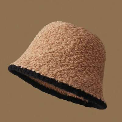 Ziemas kausa cepure elpojoša Colorblock sieviešu hip-hop cepure Vīriešu vilnas salokāma Boba zvejnieka cepure āra ceļojumiem Gorros Panama