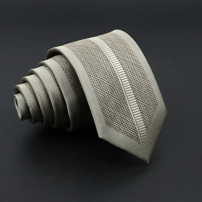 Modna Jacquard Crvena Siva Kravata 6 cm Cvjetni Karirani Patchwork Poliester Muška Skinny Party Poslovna Kravata Odijelo Košulja Dodatak Poklon