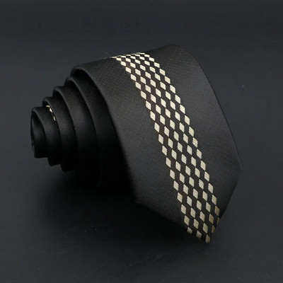 Modna Jacquard Crvena Siva Kravata 6 cm Cvjetni Karirani Patchwork Poliester Muška Skinny Party Poslovna Kravata Odijelo Košulja Dodatak Poklon