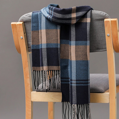 180*35 cm luksuzne marke modni klasični rešetkasti muški mekani šal kašmir karirani šalovi šal UNISE omoti traka za glavu od pašmine prigušivač