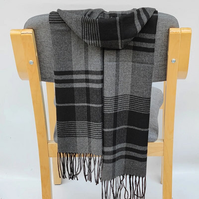 180*35 cm luksuzne marke modni klasični rešetkasti muški mekani šal kašmir karirani šalovi šal UNISE omoti traka za glavu od pašmine prigušivač