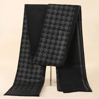 RUNMEIFA 2022. Klasični jesenski i zimski topli karirani muški šal od kašmirske vune Panama, meki prugasti dugi šal visoke kvalitete, 40 boja