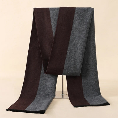 RUNMEIFA 2022. Klasični jesenski i zimski topli karirani muški šal od kašmirske vune Panama, meki prugasti dugi šal visoke kvalitete, 40 boja