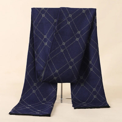 RUNMEIFA 2022. Klasični jesenski i zimski topli karirani muški šal od kašmirske vune Panama, meki prugasti dugi šal visoke kvalitete, 40 boja