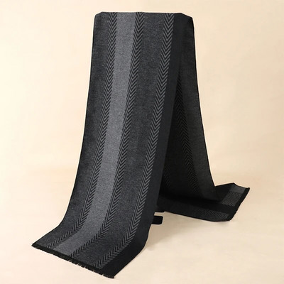 RUNMEIFA 2022. Klasični jesenski i zimski topli karirani muški šal od kašmirske vune Panama, meki prugasti dugi šal visoke kvalitete, 40 boja