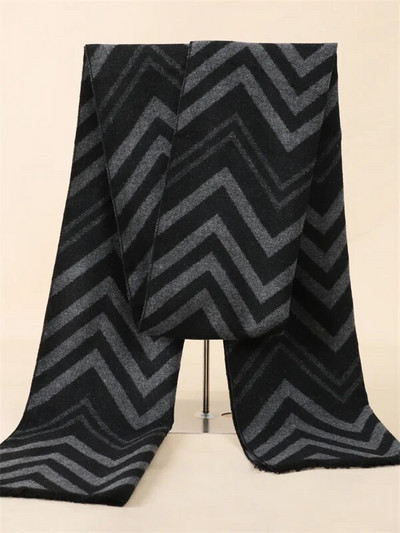 RUNMEIFA 2022. Klasični jesenski i zimski topli karirani muški šal od kašmirske vune Panama, meki prugasti dugi šal visoke kvalitete, 40 boja