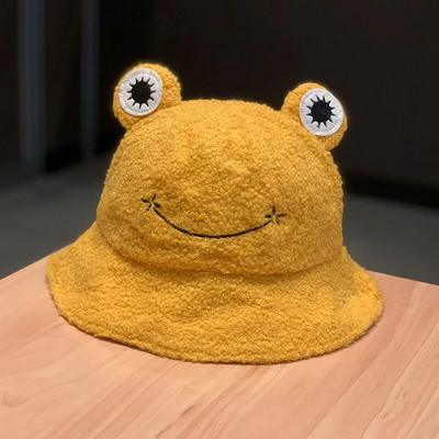 Slatka žaba ribarska kapa Jesen i Zima plus baršun za grijanje Studentska kapa iz japanskih crtanih filmova Ženske kape