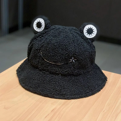 Slatka žaba ribarska kapa Jesen i Zima plus baršun za grijanje Studentska kapa iz japanskih crtanih filmova Ženske kape