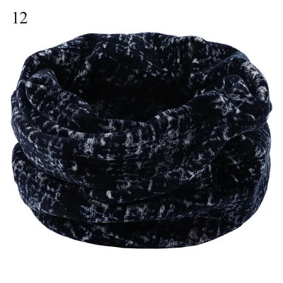 Jauni Snood Šalles Gredzens Vīriešiem Sieviešu Unisex Ziemas Mīksta Flīsa Kakla Šalle Divslāņu trikotāžas Kakla Šalles Siltāka Apdrukāta Vintage