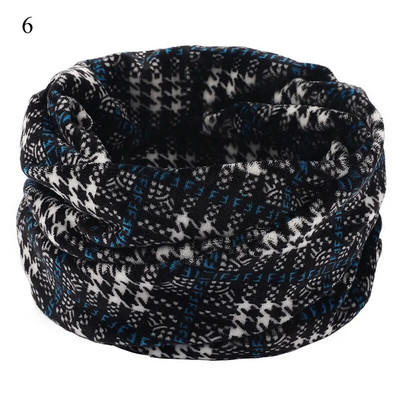 Jauni Snood Šalles Gredzens Vīriešiem Sieviešu Unisex Ziemas Mīksta Flīsa Kakla Šalle Divslāņu trikotāžas Kakla Šalles Siltāka Apdrukāta Vintage