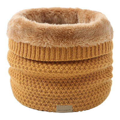 Trikotāžas Šalle Ziemas Silts Snood Šalles Cietas Biezas Vilnas Kažokādas Kakla Siltāks Unisex Vīriešu Kakla Šalles Gredzens Sieviešu Pulovers Šalle