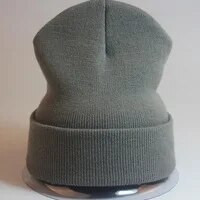 Rudens ziemas ikdienišķa silta pupiņa sievietēm vīriešiem mīksta adīta elastīga galvaskausa vāciņš vienkrāsains unisex tamborēta cepure