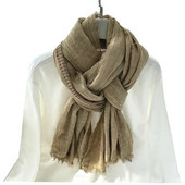 Japanski stil Unisex šal Jesen Zima Pamučno laneno prugasto Modni muški šalovi Ženski topli marame s resicama Bufandas šalovi