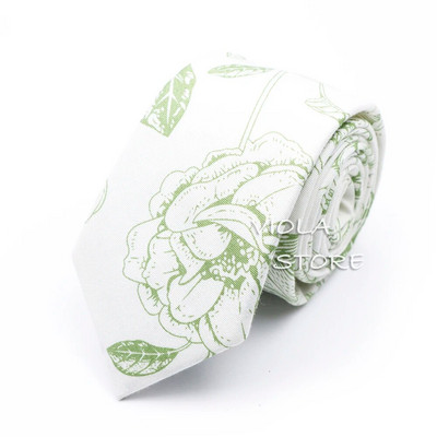 Minőségi divat Új 13 színű virágmintás 6,5 cm 100% pamut nyakkendő esküvői parti napi öltöny szmoking alkalmi ajándék férfi nyakkendő kiegészítő