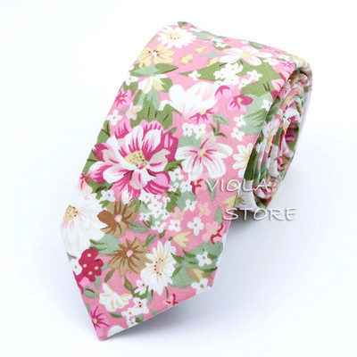 Minőségi divat Új 13 színű virágmintás 6,5 cm 100% pamut nyakkendő esküvői parti napi öltöny szmoking alkalmi ajándék férfi nyakkendő kiegészítő