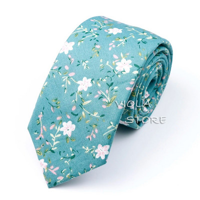 Minőségi divat Új 13 színű virágmintás 6,5 cm 100% pamut nyakkendő esküvői parti napi öltöny szmoking alkalmi ajándék férfi nyakkendő kiegészítő