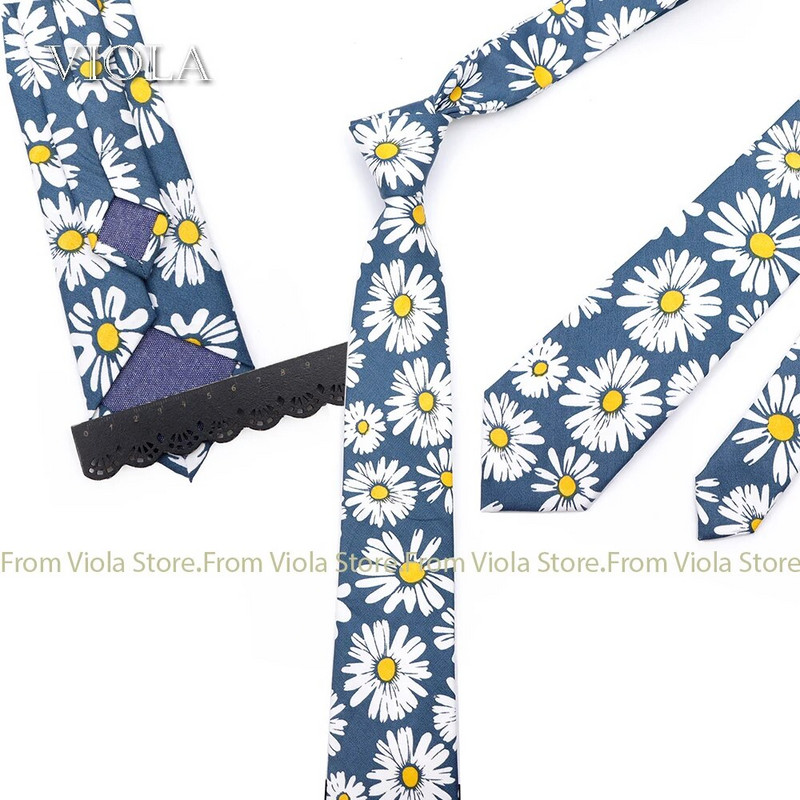 Minőségi divat Új 13 színű virágmintás 6,5 cm 100% pamut nyakkendő esküvői parti napi öltöny szmoking alkalmi ajándék férfi nyakkendő kiegészítő
