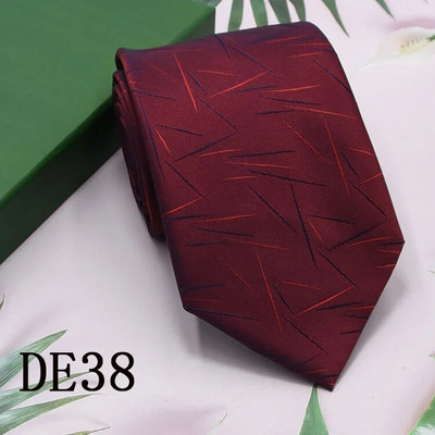 Jauna stila modes vīriešu kaklasaite 7,5 cm zila kaklasaite zaļa un oranža zīda Gravatas vīriešiem Paisley Floral Fit Kāzu darba vieta Slim