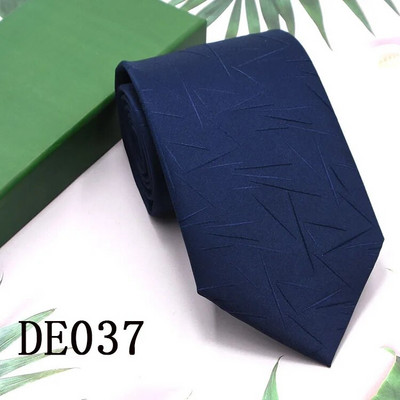 Jauna stila modes vīriešu kaklasaite 7,5 cm zila kaklasaite zaļa un oranža zīda Gravatas vīriešiem Paisley Floral Fit Kāzu darba vieta Slim