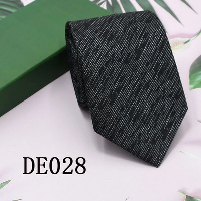 Jauna stila modes vīriešu kaklasaite 7,5 cm zila kaklasaite zaļa un oranža zīda Gravatas vīriešiem Paisley Floral Fit Kāzu darba vieta Slim