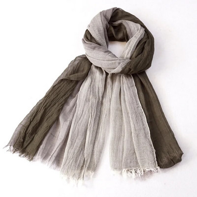 Patchwork Pamučno platno Muški šal Jesen Zima Prugasti šal s kićankama Muška marama sa šalom Modni ležerni muški dodaci za bufande