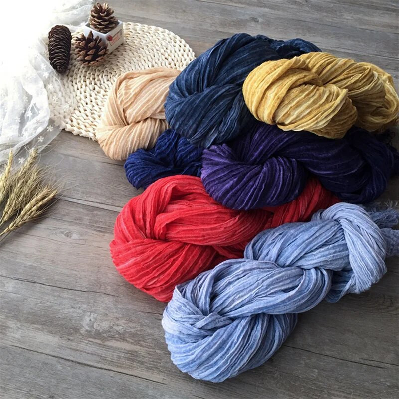 Japán stílusú uniszex pamut vászon sál nyakkendővel festett őszi téli férfi sálak pakolások koreai divat férfi bufandák férfi kiegészítők