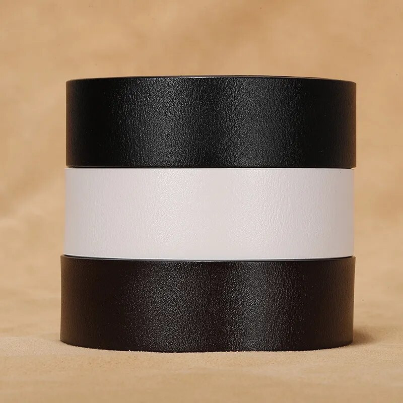 Remen za remen od 100% čiste kravlje kože bez kopče Remeni od prave kože bez automatske kopče Muškarci Ženski Crna Smeđa Bijela Visoka kvaliteta