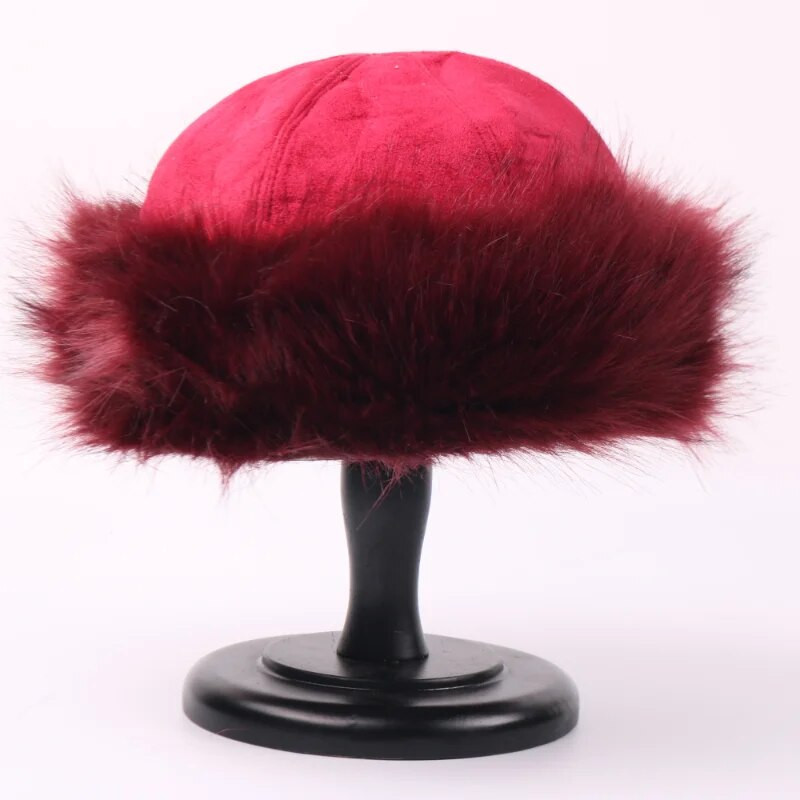 Krievu Ushanka Bomber Trapper Cepure Ziemas Earflap Slēpošanas cepure vīriešiem Sieviešu Gorras Bieza Silta Cepure Lapsas Kažokādas Bomber Cepures Ziemassvētku Dekors