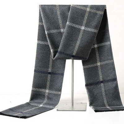 2022-es divat téli férfi sál kockás kasmír kendő férfinak meleg kendő puha hosszú pashmina férfi márka üzleti sálak Bufandas