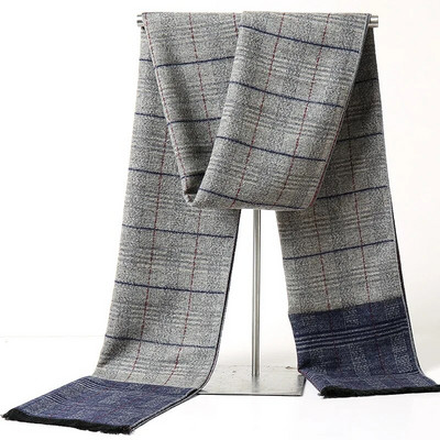 2022-es divat téli férfi sál kockás kasmír kendő férfinak meleg kendő puha hosszú pashmina férfi márka üzleti sálak Bufandas