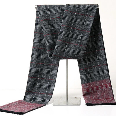 2022-es divat téli férfi sál kockás kasmír kendő férfinak meleg kendő puha hosszú pashmina férfi márka üzleti sálak Bufandas