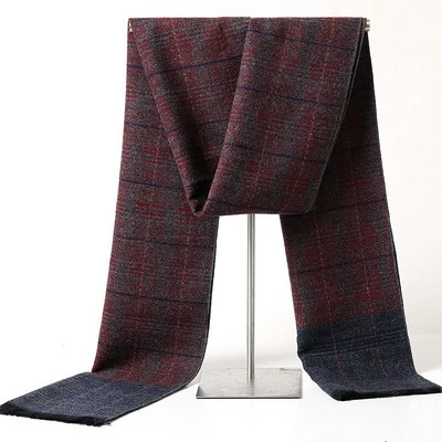 2022-es divat téli férfi sál kockás kasmír kendő férfinak meleg kendő puha hosszú pashmina férfi márka üzleti sálak Bufandas