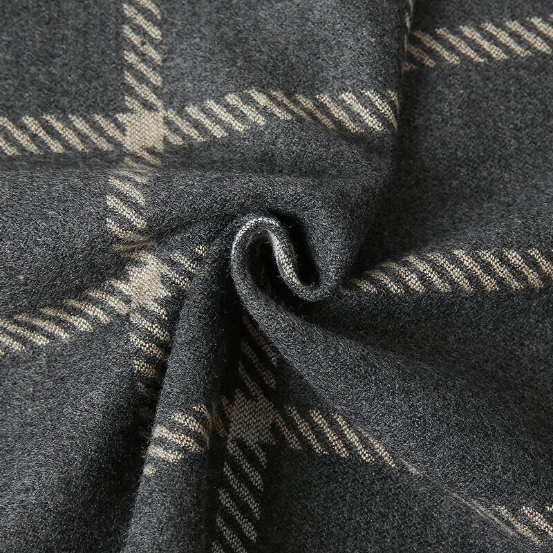 2022-es divat téli férfi sál kockás kasmír kendő férfinak meleg kendő puha hosszú pashmina férfi márka üzleti sálak Bufandas