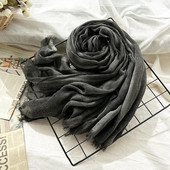 2023 új retro téli férfi gyapjú sál divat férfi csíkos sálak nyakkendőfesték egyszínű meleg pashmina férfi kiegészítők kendőtakaró