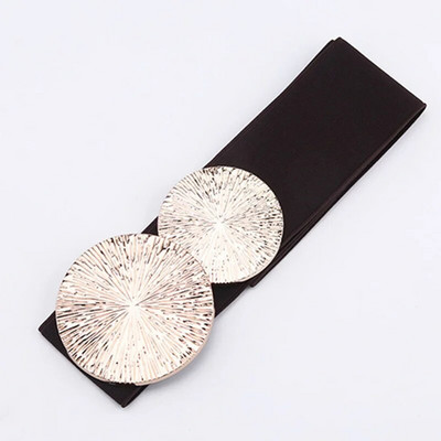 Divatos elasztikus széles fűzőöv női tervezői derékpánt női kabát ruha díszített derékpánt