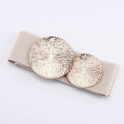 Divatos elasztikus széles fűzőöv női tervezői derékpánt női kabát ruha díszített derékpánt